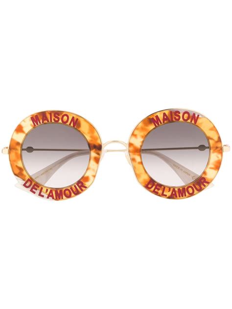 Maison de L'Amour round sunglasses 